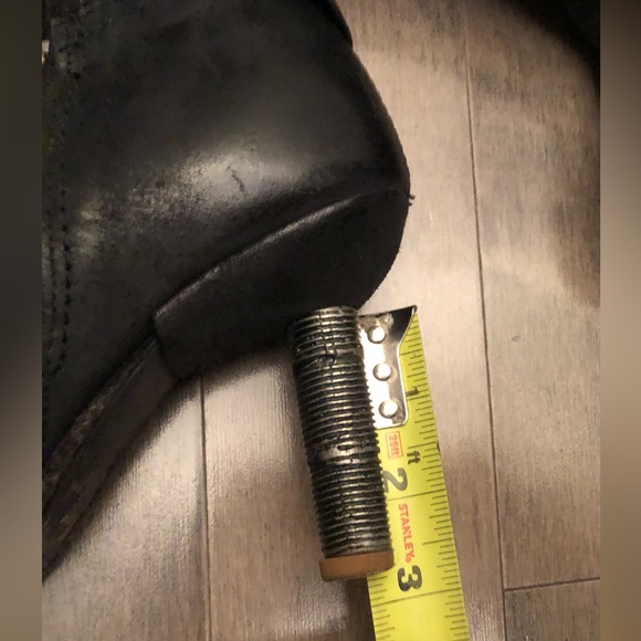 A.S. 98 leather lined funky boots size 37 with unique heel! - Picture 3 of 4